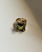 Smaller than my dreams ring - brass green.