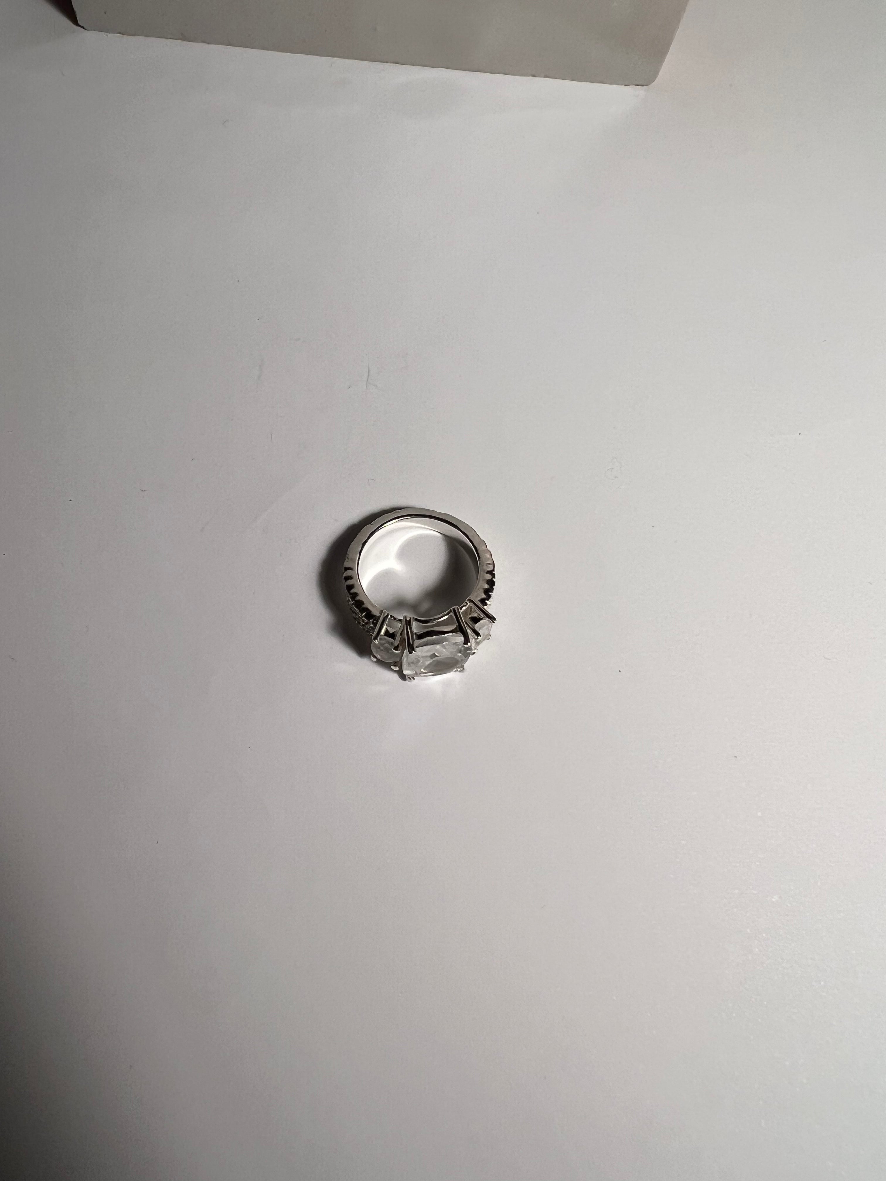 SOULMATE RING SILVER crystal.