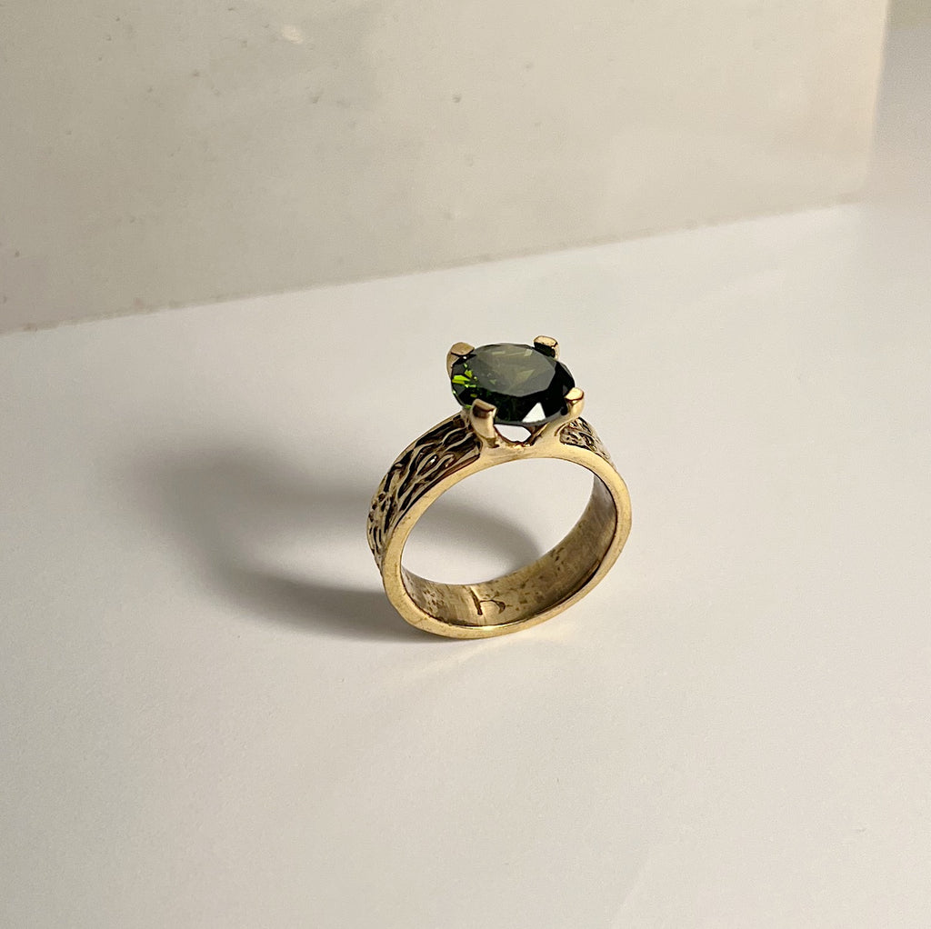 HITCHED - GREEN BRASS.