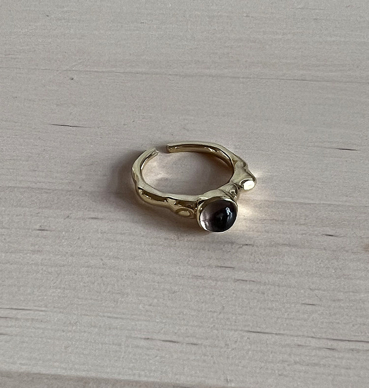 NEW BLOOD RING - SMOKEY BRASS.