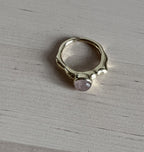 NEW BLOOD RING - ROSE BRASS.