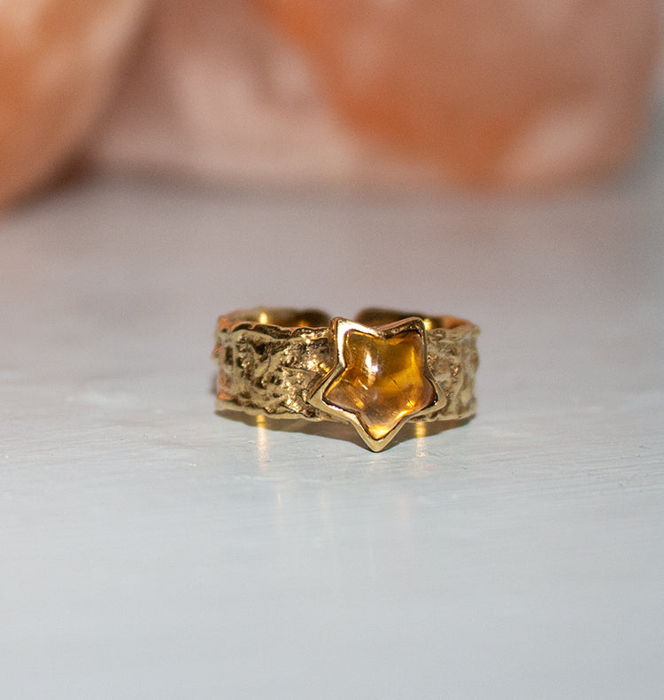MINI URSA BRASS CITRINE.