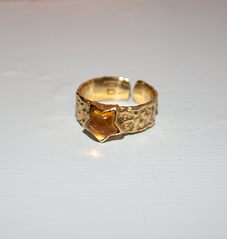 MINI URSA BRASS CITRINE.