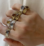 MINI URSA BRASS CITRINE.