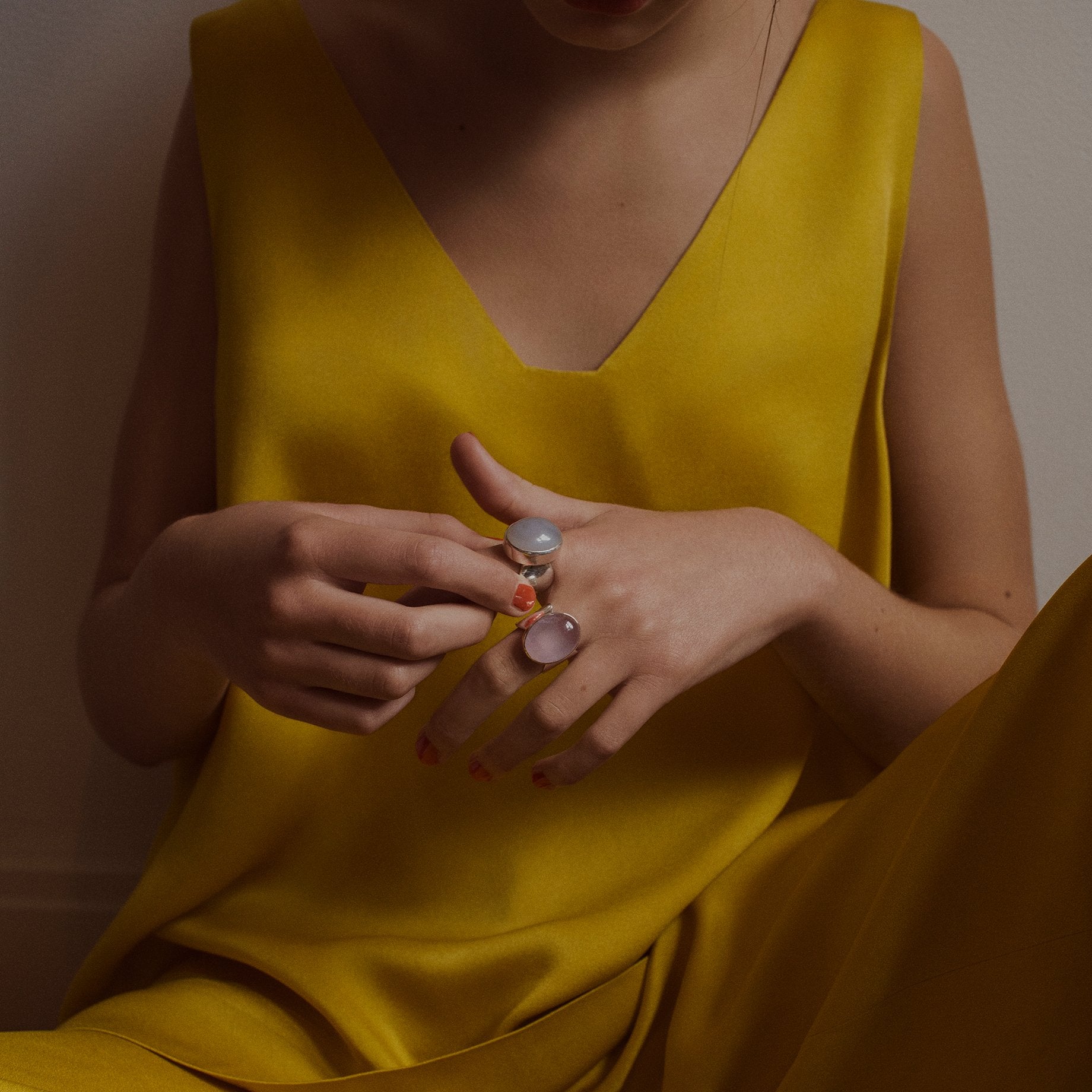 SHOT RING - PINKY WINKY SILVER.