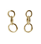 NO STRINGS EARRINGS GOLD.