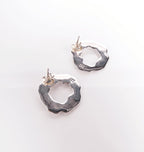 MELT O EARRINGS SILVER.
