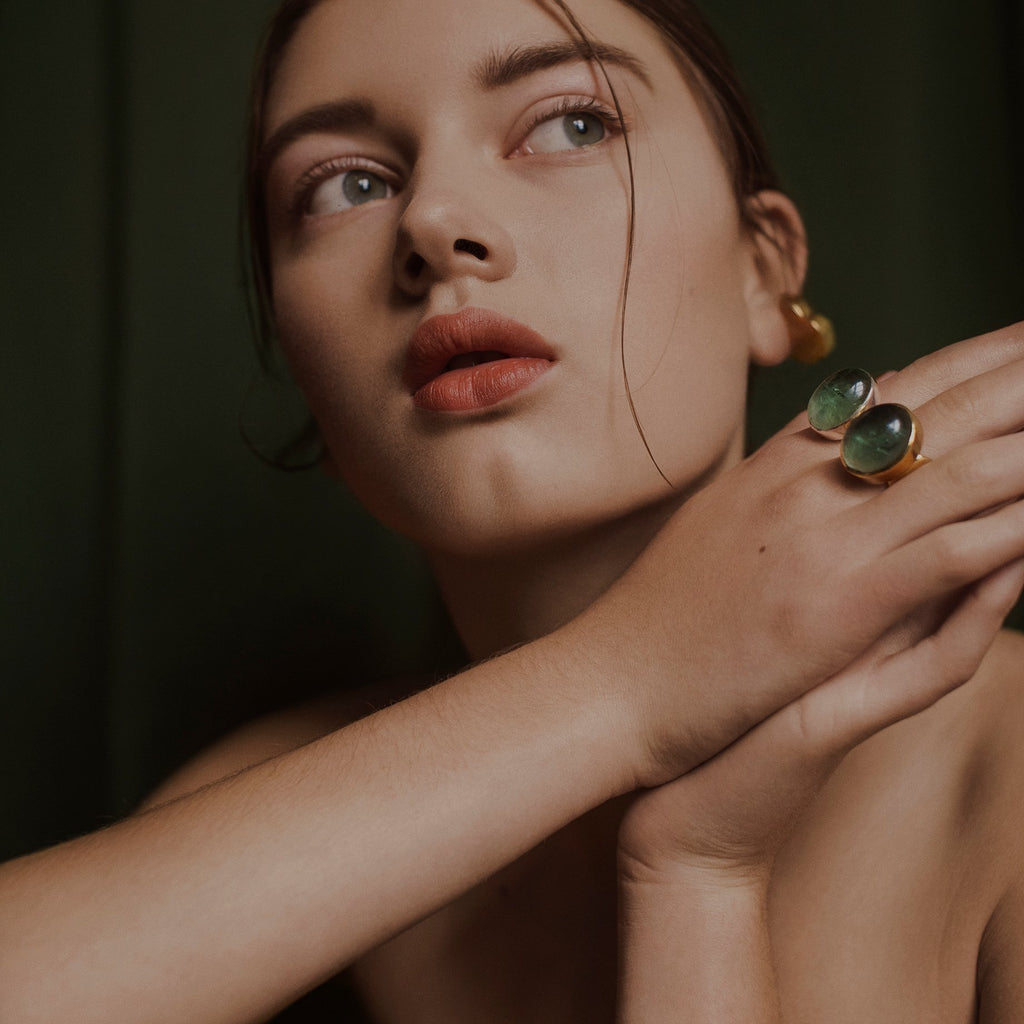 SHOT RING - BIRDIE NAM NAM BRASS.