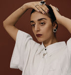 MELT O EARRINGS SILVER.