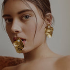 CLAM EARRINGS SILVER.