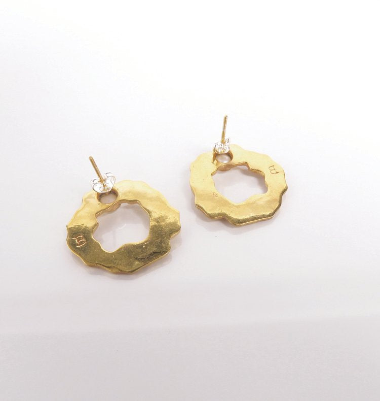 MELT O EARRINGS BRASS