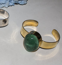 Load image into Gallery viewer, COCKTAIL BRACELET BRASS - GREEN.