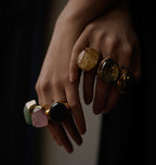 COCKTAIL OLD FASHIONED RING BRASS.