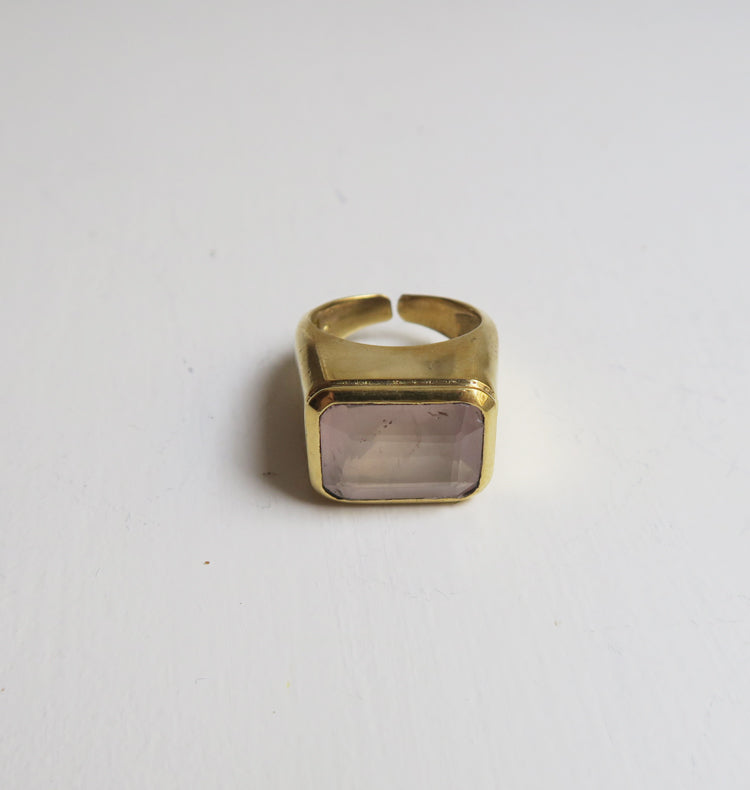 GOLDEN PINK RING.