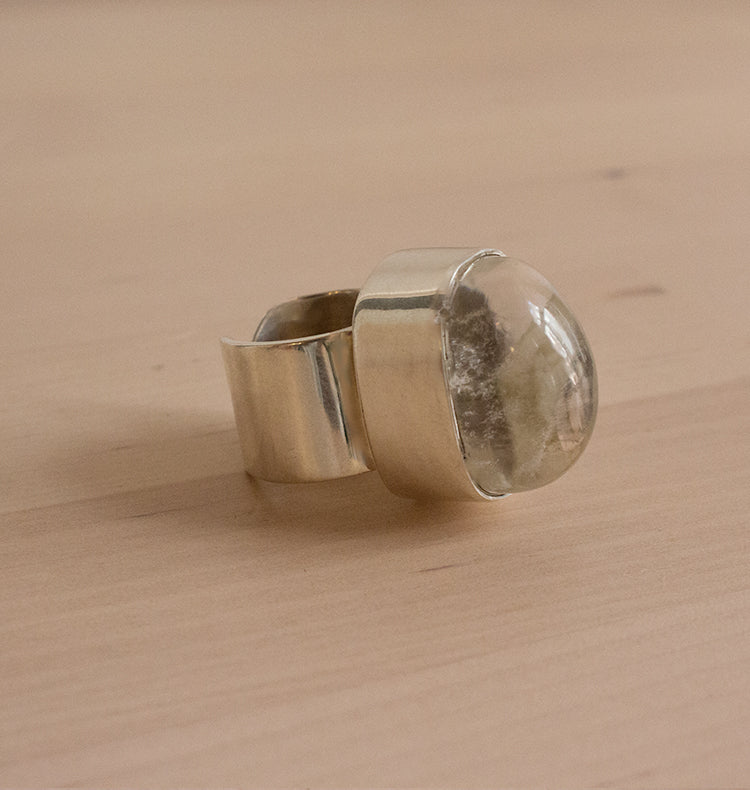 GROGG RING SILVER SKINNY.