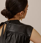 ICE DROP BRASS - SINGLE EARRING.