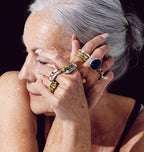 SPRINKLED KIN BRASS.