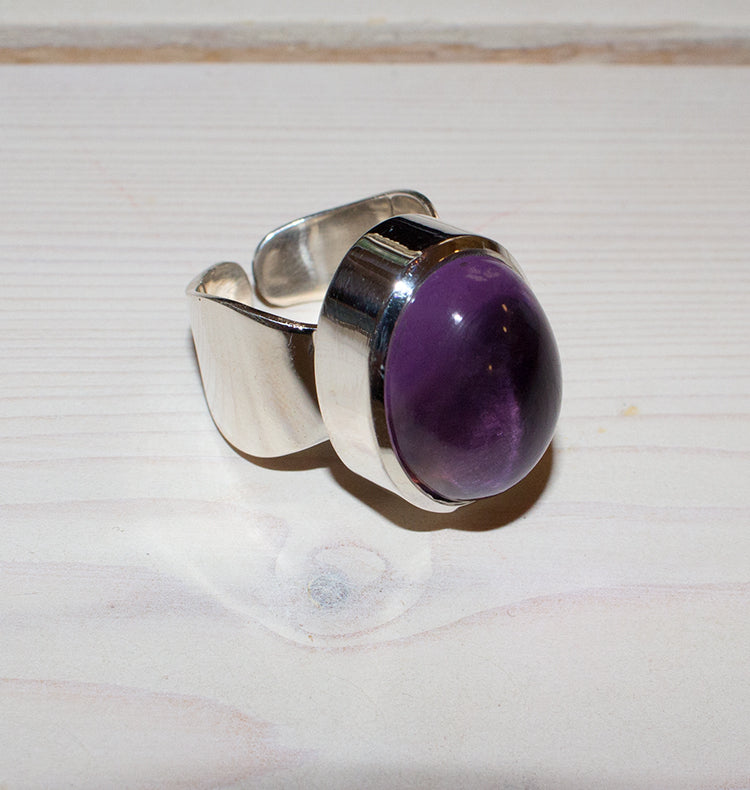 SHOT RING -RAIN SILVER.