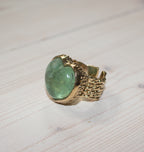 RIO RING BRASS FLUORITE.