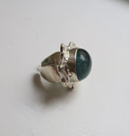 SLUSH - BLUE/GREEN SILVER RING.