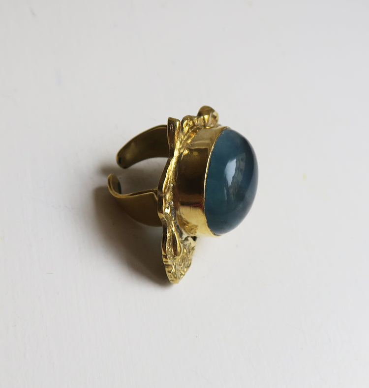 SLUSH BLUE/GREEN BRASS.