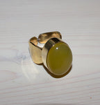 SHOT RING - SNAKE BITE BRASS.