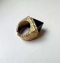 Load image into Gallery viewer, PROVE A POINT RING BLACK BRASS.
