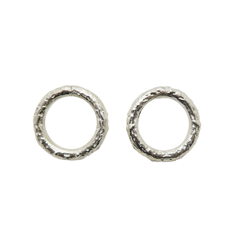ACE EARRINGS SILVER.
