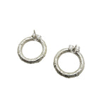 ACE EARRINGS SILVER.
