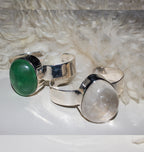 COCKTAIL BRACELET SILVER - CLEAR .