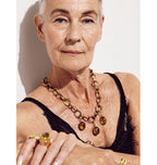 SHOT CHARM BRASS CITRINE.