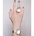 COCKTAIL BRACELET SILVER - CLEAR .