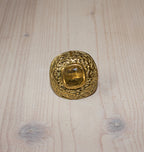 GRAM EARCUFF BRASS CITRINE.