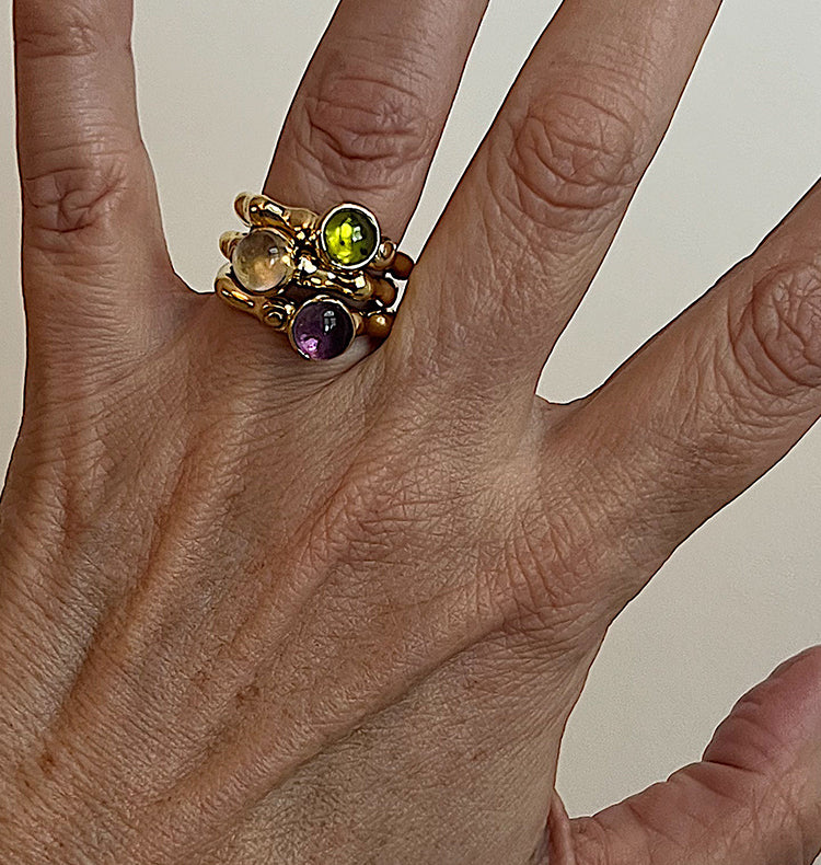 NEW BLOOD RING - SKINNY BRASS.