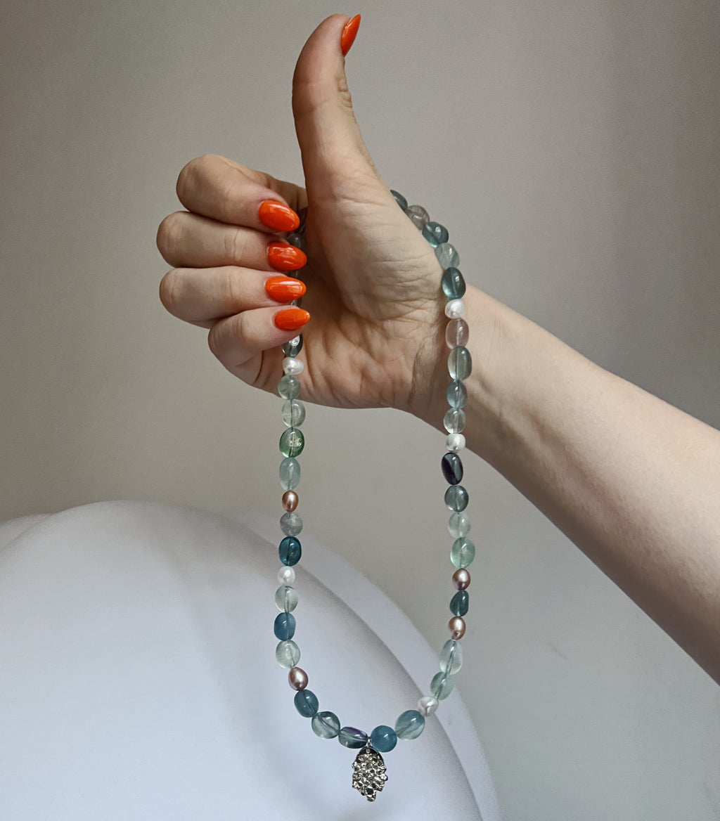 CANDY CANE NECKLACE.