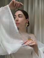 GROGG RING BRASS ROSE.