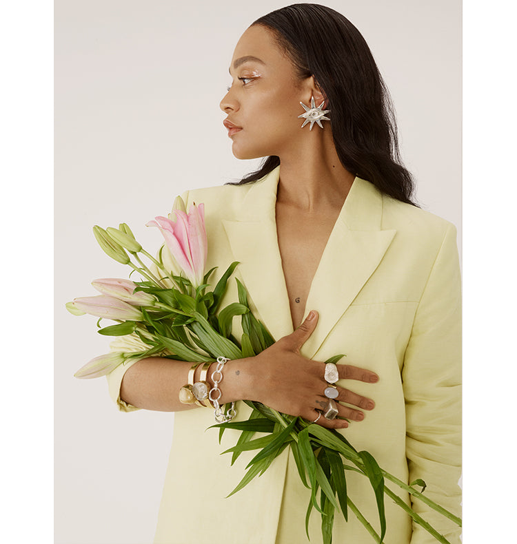 VIEW EARRINGS - SILVER.