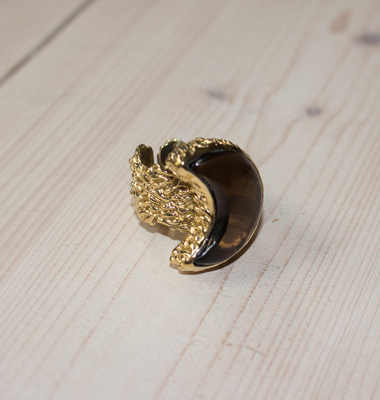 LUNA RING BRASS SMOKEY.