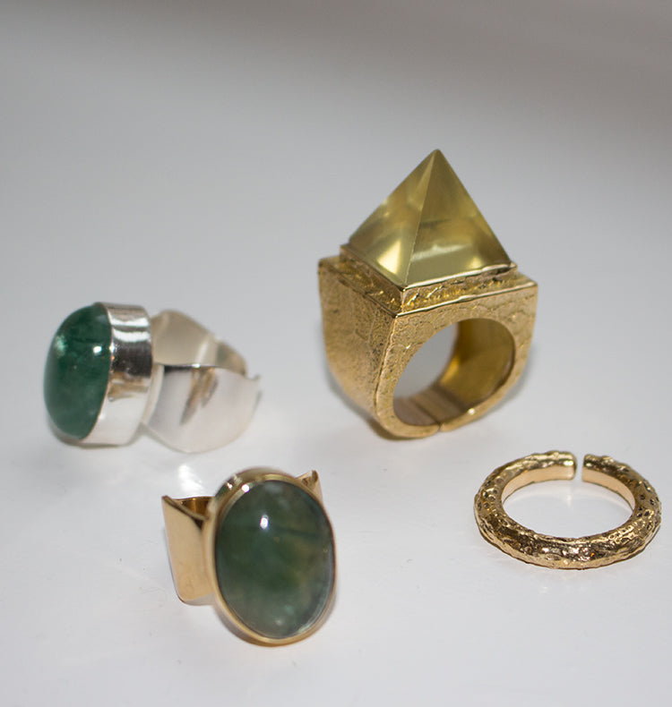 SHOT RING - BIRDIE NAM NAM BRASS.