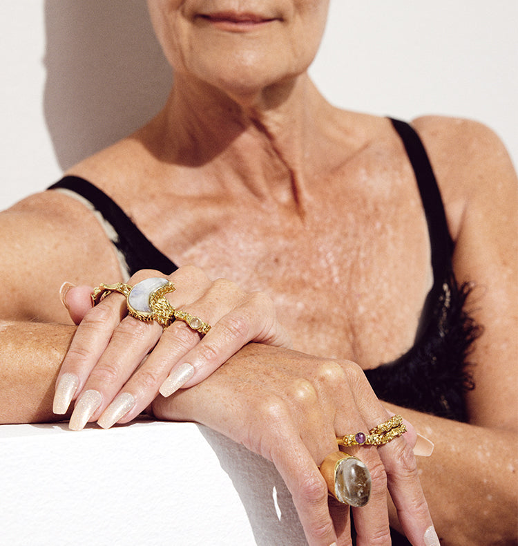 GROGG RING BRASS SKINNY.