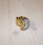 LUNA RING BRASS MOON.