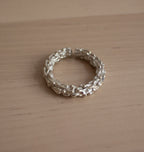 PARTNER SILVER RING/BIG EAR CUFF.