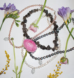 MOTHER OF PEARL NECKLACE - WHITE.