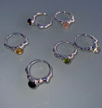 NEW BLOOD RING - PERIDOT SILVER.