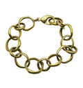 NO STRINGS BRACELET- BRASS.