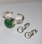 NO STRINGS EARRINGS SILVER.