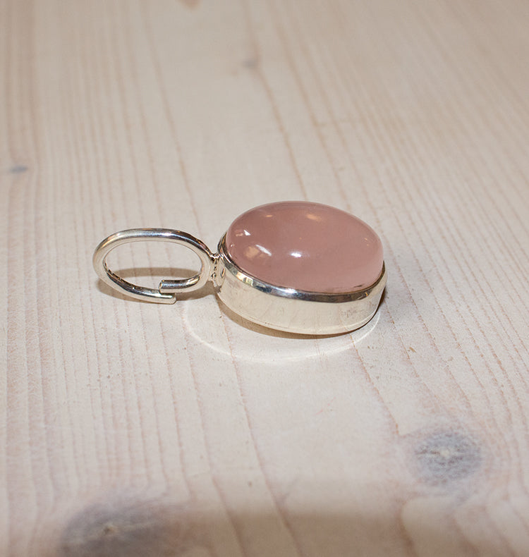 SHOT CHARM SILVER ROSE.