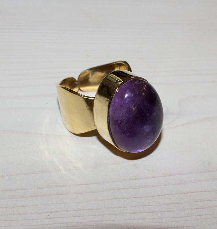 SHOT RING - RAIN BRASS.