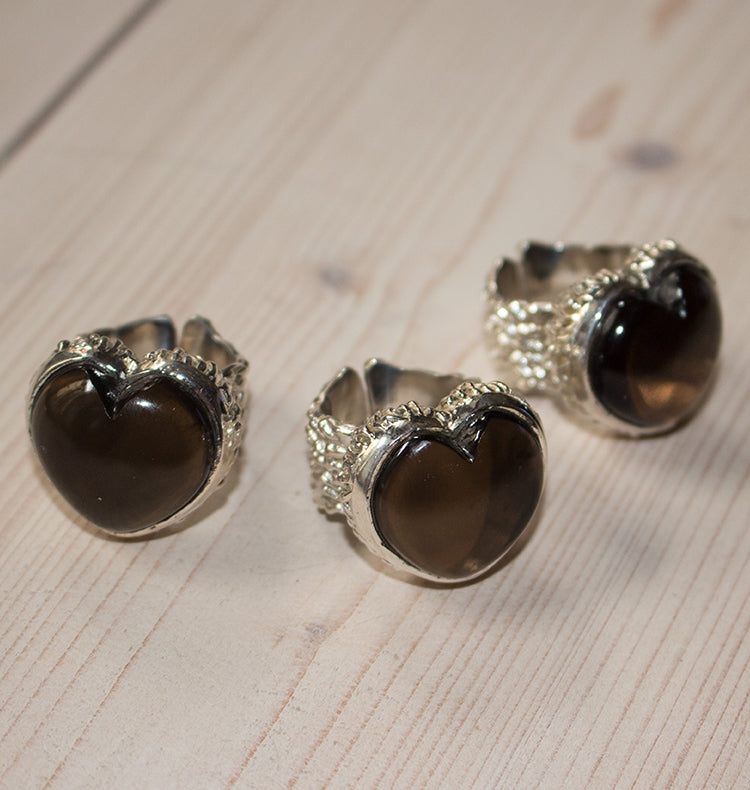 RIO RING SILVER SMOKEY.