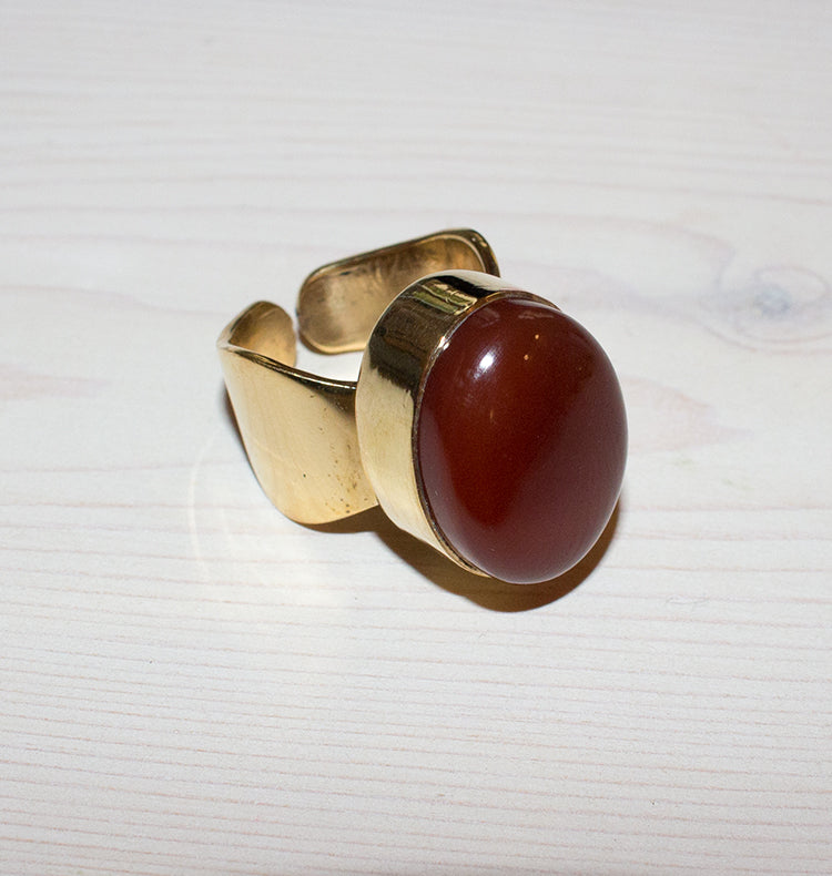 SHOT RING - HURRICANE BRASS.